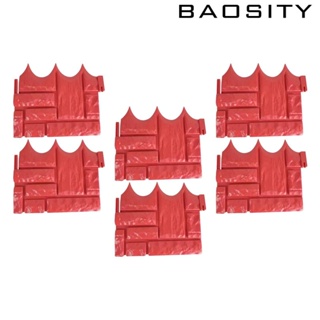[Baosity] รั้วหินเทียม น้ําหนักเบา สําหรับตกแต่งสวน สนามหญ้า 6 ชิ้น