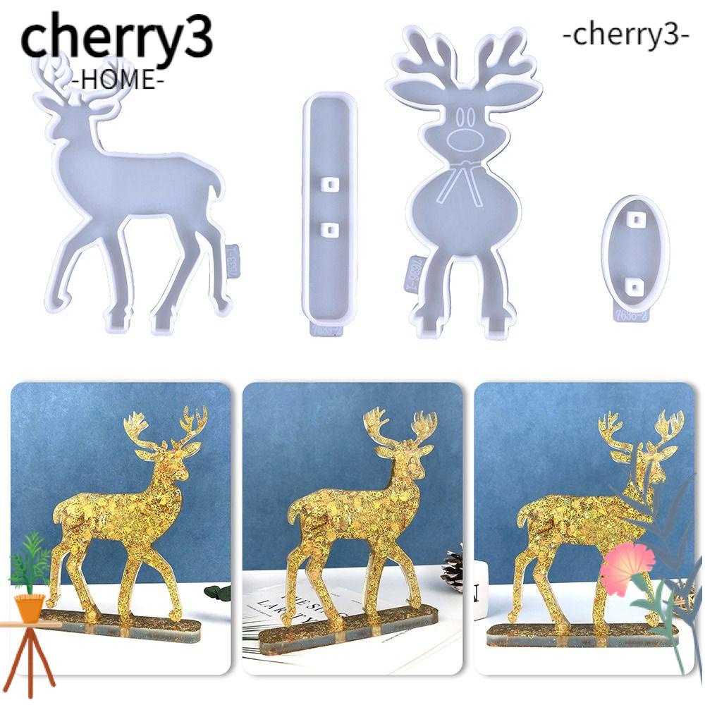 cherry3-แม่พิมพ์ซิลิโคน-รูปกวางเอลก์-แฮนด์เมด-diy-สําหรับตกแต่งคริสต์มาส