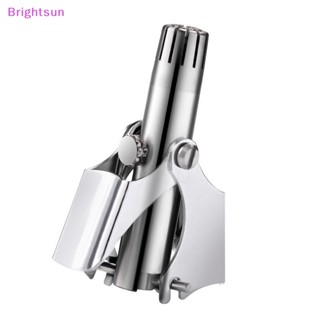 Brightsun เครื่องตัดขนจมูก สเตนเลส ล้างทําความสะอาดได้ สําหรับผู้ชาย ใหม่