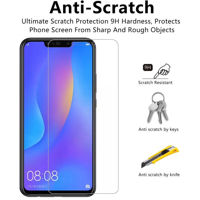 กระจกนิรภัยกันรอยหน้าจอ-สําหรับ-huawei-p-smart-plus-2018-case-cover-on-psmart-smar-smat-samrt-phone-case-bag-360