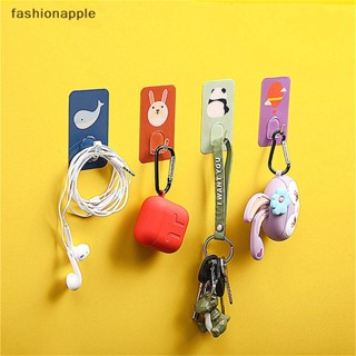 [fashionapple] ใหม่ ตะขอติดผนัง ลายการ์ตูนสัตว์ ไม่ต้องเจาะ แข็งแรง