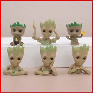 โมเดลตุ๊กตาฟิกเกอร์ Guardians of the Galaxy Groot ของเล่นสําหรับเด็ก