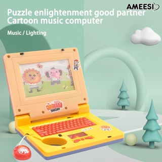 Ameesi ของเล่นเด็ก เอฟเฟกต์เสียงเพลง เวอร์ชั่นภาษาอังกฤษ ทนทาน การโต้ตอบระหว่างผู้ปกครอง และเด็ก จําลอง อุปกรณ์การเรียนรู้ในช่วงต้น ของเล่นคอมพิวเตอร์ ของขวัญวันเกิด