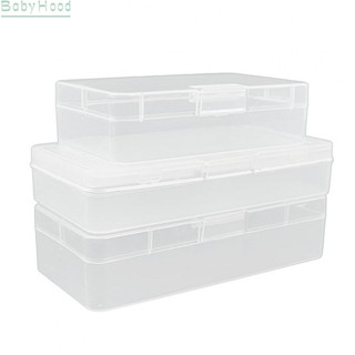 【Big Discounts】Tool Storage Box 14.2x9x4.1cm 18.4x8.9x4.7cm 18.5x9.5x3.7cm Transparent#BBHOOD