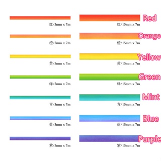 Tape Washi Masking Decorative Sticky Scrapbooking Rainbow Tape Clearance sale