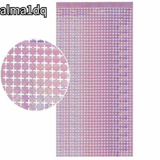 Alma1dq ฉากหลังสละโสด ประดับเลื่อม สําหรับตกแต่งปาร์ตี้วันเกิด