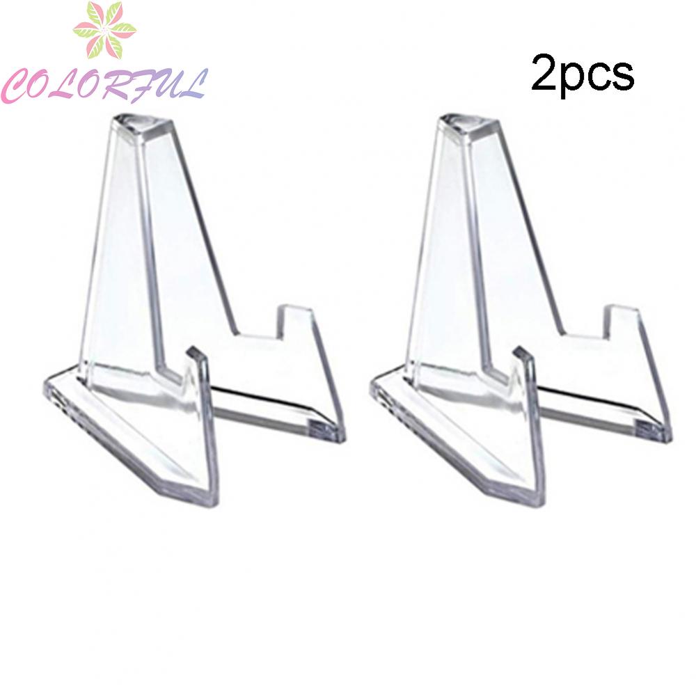 colorful-display-stand-2pcs-acrylic-material-l-6-8x5-2cm-s-3-6x2-7cm-transparent