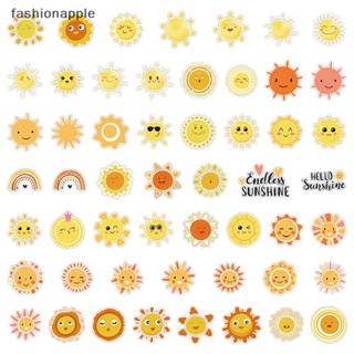 [fashionapple] สติกเกอร์ ลายการ์ตูนดวงอาทิตย์ สําหรับตกแต่งสมุดภาพ แล็ปท็อป โทรศัพท์ เครื่องเขียน DIY 50 ชิ้น