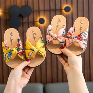 [Do Re Mi] รองเท้าแตะลำลองสำหรับเด็กผู้หญิงโบฮีเมียน