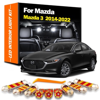 หลอดไฟ LED แคนบัส 11 ชิ้น สําหรับ Mazda 3 Mazda3 2014 2015 2016 2017 2018 2019 2020 2021 2022