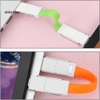 <Dobetter> 4 in 1 สายชาร์จ Micro USB Type-C แบบแม่เหล็ก สําหรับ iPhone Android