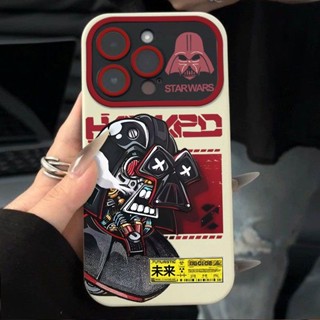 เคสโทรศัพท์มือถือ ซิลิโคนนุ่ม ลาย Star Wars สําหรับ Iphone 14promax 13pro 12 11 7p V4FT