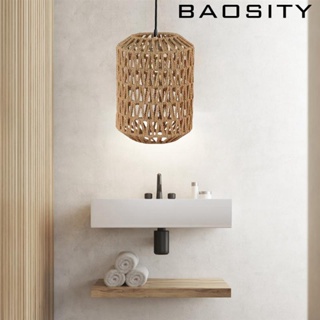 [Baosity] โคมไฟหวายสานมือ สไตล์โบโฮ สําหรับคาเฟ่ ห้องครัว เกาะกลางแจ้ง