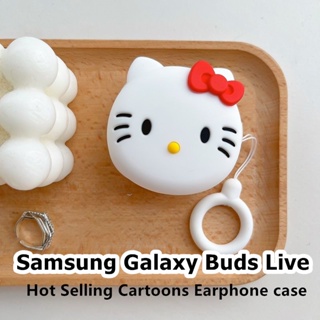 【จัดส่งรวดเร็ว】เคสหูฟัง แบบนิ่ม ลายการ์ตูนหมีพูห์ สําหรับ Samsung Galaxy Buds Live