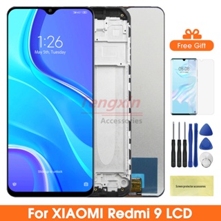 หน้าจอแสดงผลดิจิทัล Lcd 6.53 นิ้ว พร้อมกรอบ แบบเปลี่ยน สําหรับ Xiaomi Redmi 9 M2004J19G M2004J19C Redmi9