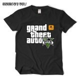 GOOD YFเสื้อยืดโอเวอร์ไซส์เสื้อยืดพิมพ์ลายGrand Theft Auto Gta กระเป๋าสตางค์ใบยาว Gta 5S-3XL_09