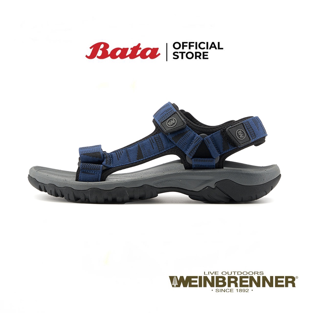 bata-บาจา-weinbrenner-รองเท้าลำลองรัดส้น-แบบสวมสำหรับผู้ชาย-รุ่น-berlin-สีดำ-8596022-สีกรมท่า-8599022