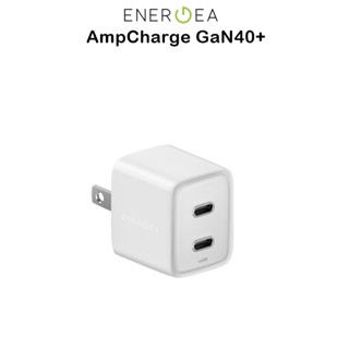 Energea AmpCharge GaN40+ Dual USB-C Port PD/PPS 40W หัวชาร์จเกรดพรีเมี่ยม สำหรับ อุปกรณ์ชาร์จไฟที่รองรับType-C