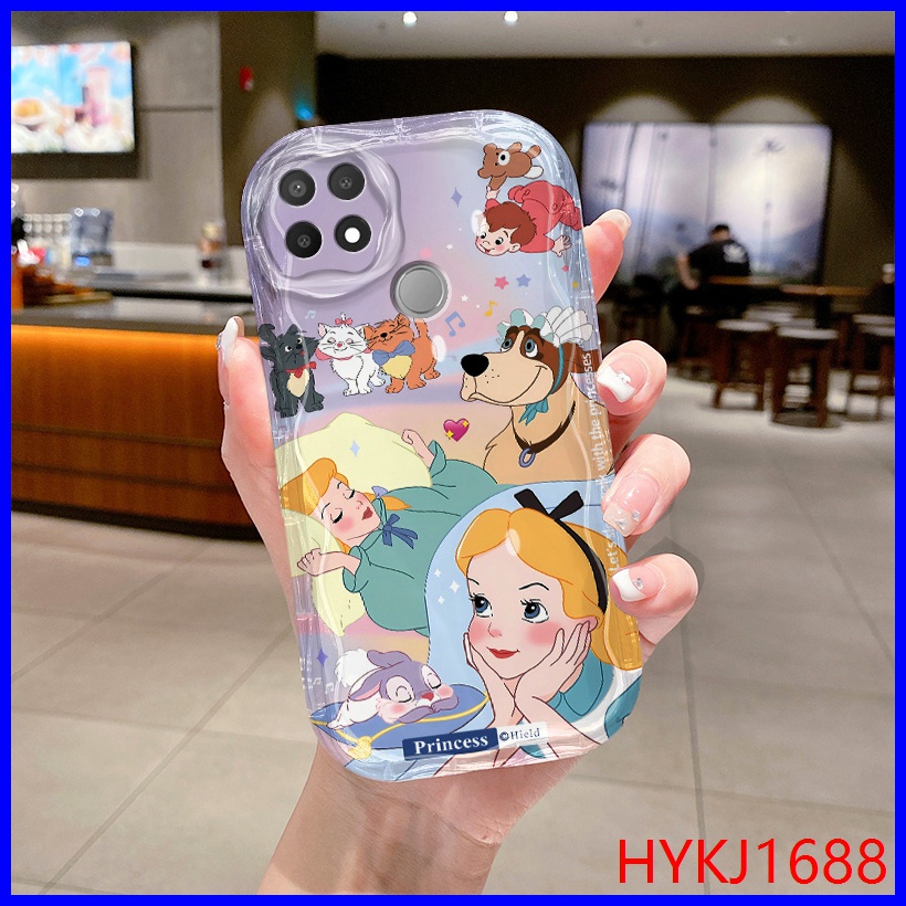 เคส-oppo-a15-เคส-oppo-a15s-tpu-นิ่ม-เคสใส-ลายครีม-เคสโทรศัพท์-nyw