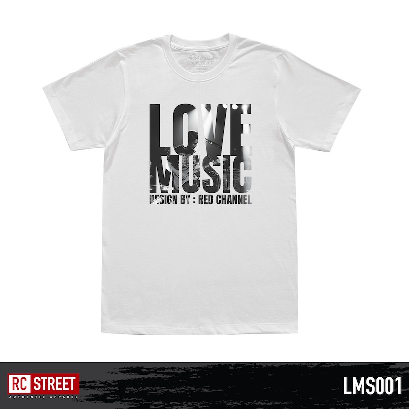 ใหม่-red-channel-เสื้อยืด-love-music-lms-100-cotton