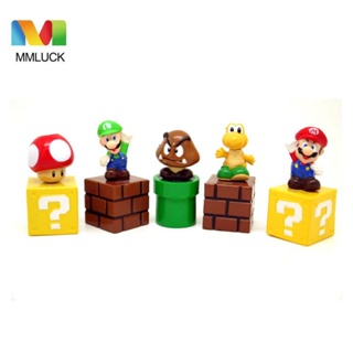 ภาพหน้าปกสินค้าJENNIFERDZ Cartoon Action Figurine Cute Model Toys Figure Toys Kids Toys Mushroom 5pcs/set Home Ornaments Anime Model Mario Super Mario Bros. ที่เกี่ยวข้อง