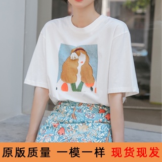 【hot tshirts】Daoxi ทำเอง | เสื้อยืดสาวเบอร์ลิน | เสื้อยืดผู้หญิงเสื้อแขนสั้นคอกลมพิมพ์ลายออกแบบพิเศษแนววินเทจสำหรับผู้หญ