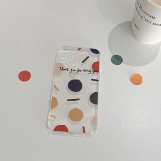 Color Polka Dot Phone Case for Iphone 11/Xs Phone Case for Iphone12proMax All-Inclusive 8Plus