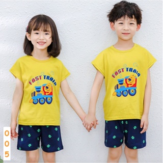 SBB-005 ชุดเด็ก เสื้อแขนสั้น+กางเกงขาสั้น