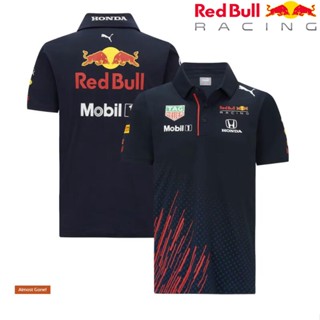 ใหม่ล่าสุด เสื้อโปโลแขนสั้น ลายทีมแข่งรถ F1 และเสื้อยืดโปโล สีแดง แฟชั่นฤดูร้อน สําหรับผู้ชาย และผู้หญิง 2022