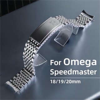 สายนาฬิกาข้อมือ โลหะ 18 19 20 มม. S สําหรับ Omega Speedmaster