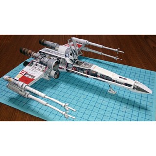 โมเดลกระดาษ รูป Star Wars X-Wing แฮนด์เมด diy สําหรับตกแต่ง 008