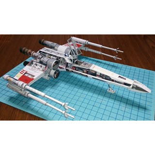 โมเดลกระดาษ รูป Star Wars X-Wing แฮนด์เมด diy สําหรับตกแต่ง 008