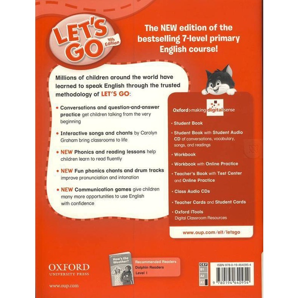 bundanjai-หนังสือเรียนภาษาอังกฤษ-oxford-lets-go-4th-ed-1-workbook-online-practice-p