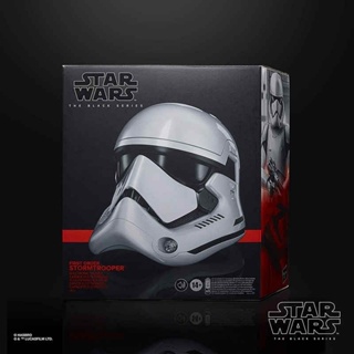 พร้อมส่ง Hasbro หมวกกันน็อค ลาย Star Wars สีดํา สีขาว