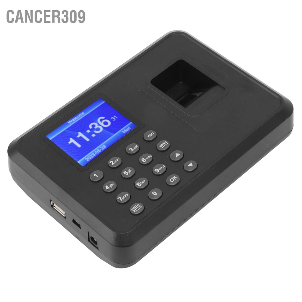 cancer309-เครื่องบันทึกการเข้างานด้วยรหัสผ่านลายนิ้วมือพนักงานอัจฉริยะตรวจสอบในเครื่องบันทึกสำหรับสำนักงาน