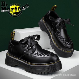 [ของแท้] Dr.martens รองเท้าบูทมาร์ติน หนังวัวแท้ ส้นหนา ขนาดเล็ก ไซซ์ 34-41 สไตล์ธุรกิจ แฟชั่นสําหรับผู้หญิง CEU5