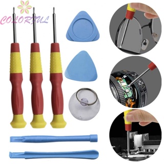 【COLORFUL】8 In 1 Opening Repair Tools Phone Screen Opener Screwdriver Set/Crowbar Star Y