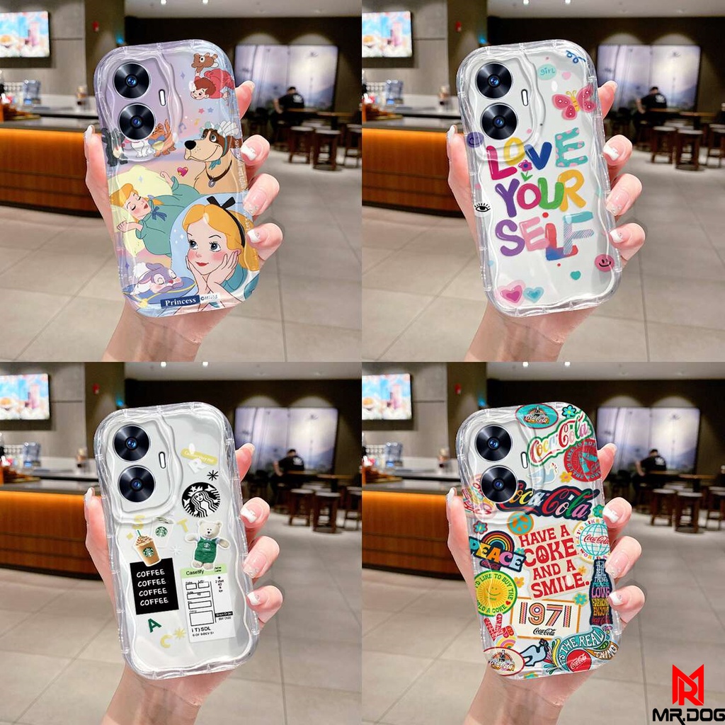 เคส-realme-c55-2023-กรณีโทรศัพท์มือถือลายน่ารักครีม-tynyw