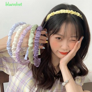 Bluevelvet ที่คาดผม ผ้าซาติน ลดรอยย่น แฟชั่นฤดูร้อน