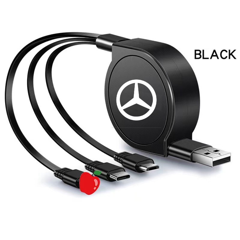 สติกเกอร์ติดรถยนต์-13a-3-in-1-120-ซม-ชาร์จเร็ว-usb-สําหรับ-mercedes-benz-smart-w453-w451