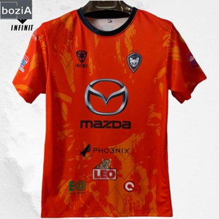 เสื้อคอกลมสีส้มนครราชสีมา มาสด้า เอฟซี 2022-2023