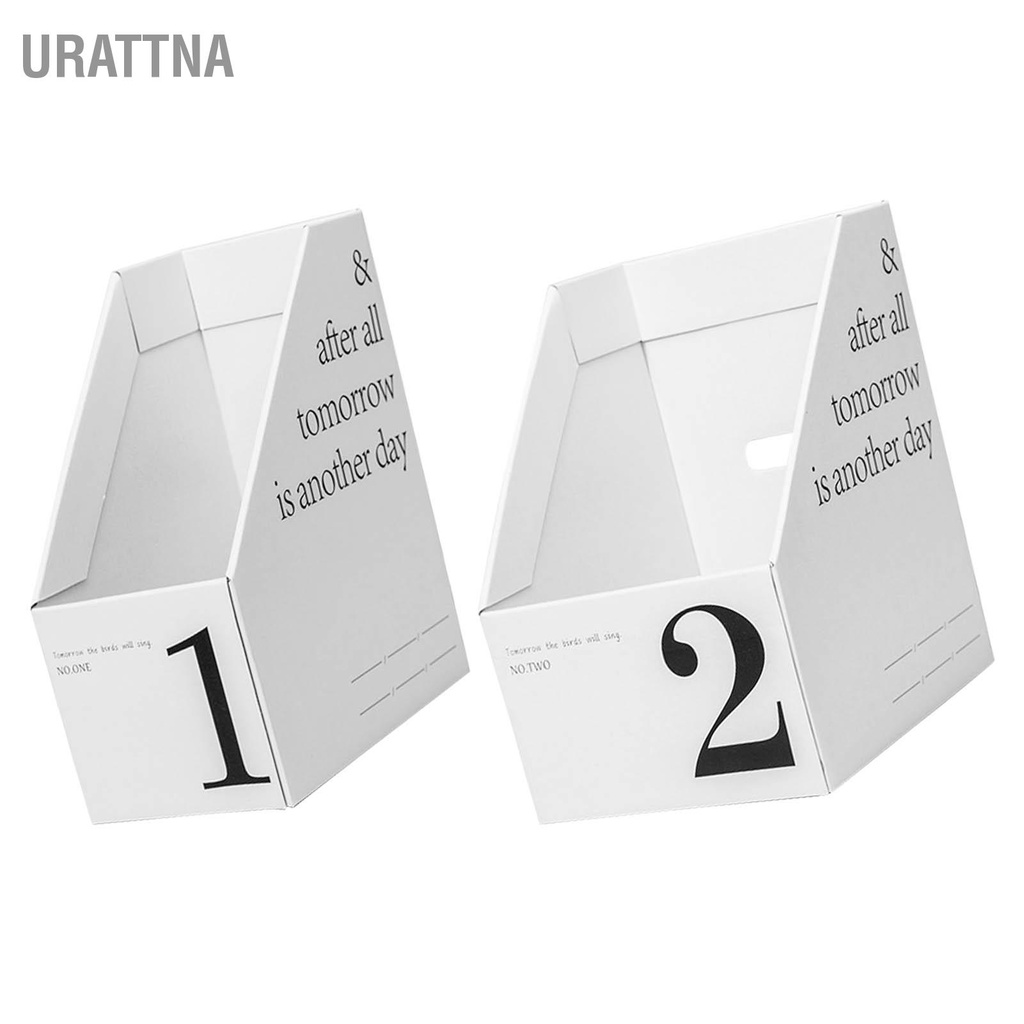urattna-แฟ้มโฟลเดอร์แนวตั้ง-ถังขยะ-หมายเลขกระดาษ-ทำเครื่องหมาย-โต๊ะทำงานบางเฉียบ-ออแกไนเซอร์-สำหรับหนังสือ