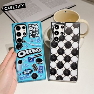 Oreo CASETiFY เคสโทรศัพท์มือถือ แบบใส สําหรับ Samsung Galaxy S20 S21 S22 S23 Ultra S20+ S21+ S22+ S23 Plus