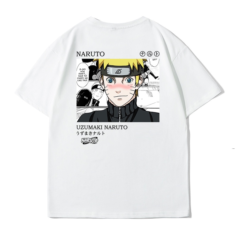 ใหม่-ฤดูร้อน-naruto-ร่วม-naruto-hinata-คู่เสื้อยืดผ้าฝ้ายแขนสั้นหลวม-cod