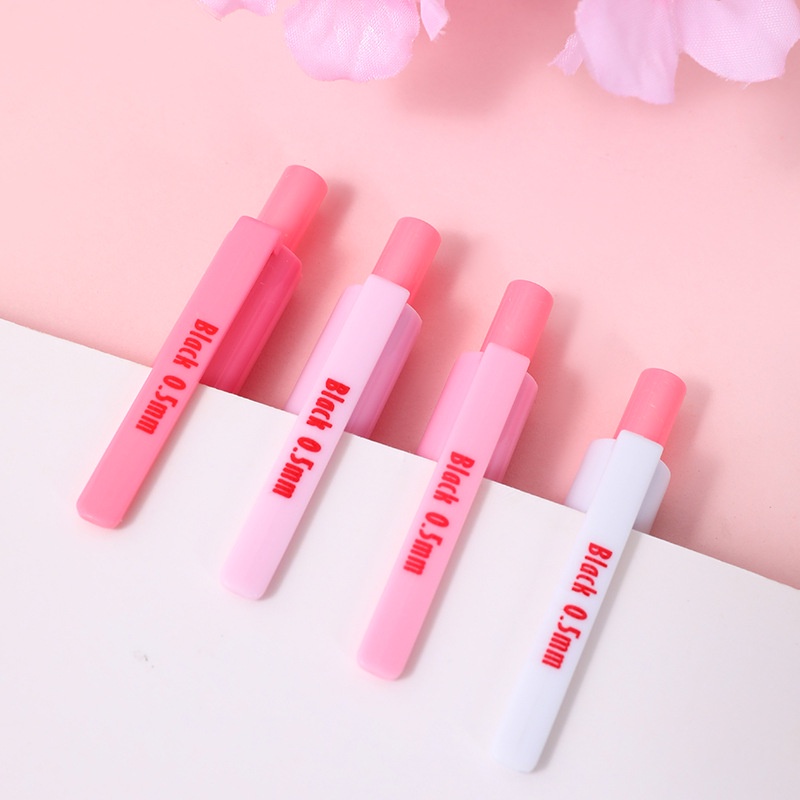 ปากกาเจลซากุระ-สีชมพู-0-5-มม-หัว-st-แบบกดแห้งเร็ว-อุปกรณ์เครื่องเขียนนักเรียน-โรงเรียน-สํานักงาน