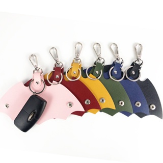 พวงกุญแจหนัง PU สีพื้น สร้างสรรค์ รูปค้างคาว พวงกุญแจแฟชั่น พวงกุญแจรถ อุปกรณ์สําหรับผู้ชาย ผู้หญิง ธุรกิจ ปาร์ตี้ ของขวัญ
