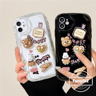 เคสป้องกันโทรศัพท์มือถือ ลายกระต่าย 3D สําหรับ Realme C53 11 C55 C35 C33 C30 C30s C25Y C21Y C3 C25 C25s C20 C20A C11 C15 8i 9i 5 5i 5s 6i Narzo 50i 50A Prime