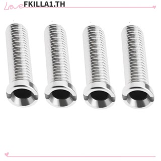 FACCFKI สกรูสเตนเลส 304 M12×45 มม. สําหรับอ่างล้างจาน 4 ชิ้น