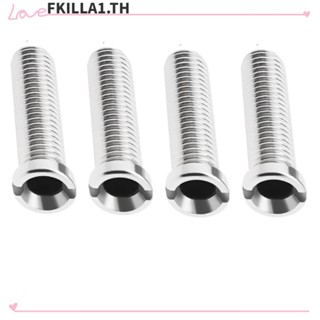 FACCFKI สกรูสเตนเลส 304 M12×45 มม. สําหรับอ่างล้างจาน 4 ชิ้น