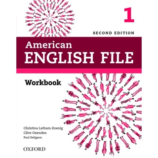 Bundanjai (หนังสือเรียนภาษาอังกฤษ Oxford) New American English File 2nd ED 1 : Workbook (P)